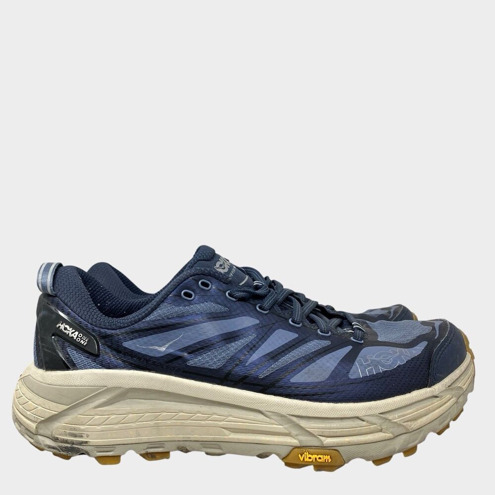 Hoka‎ One One Sneakers Mens 9.5 Blue U Mafate Speed 2 Outdoor Activewear Hiking